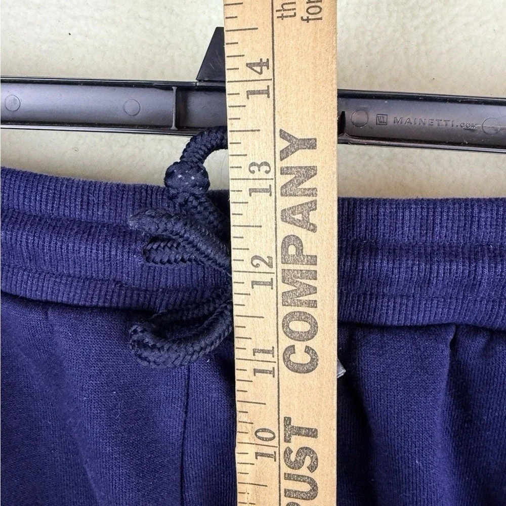 DNT LNK Mens Navy Blue Graphic Logo Jogger Sweatpants Size 4XL Zipper Pockets